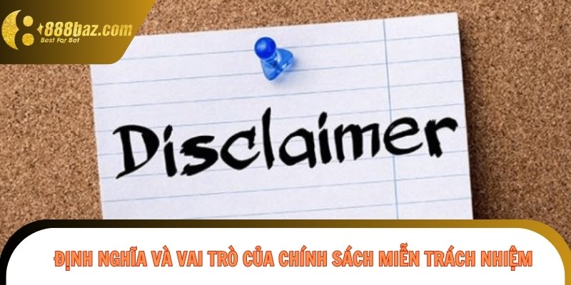 Định nghĩa và vai trò của chính sách miễn trách nhiệm 