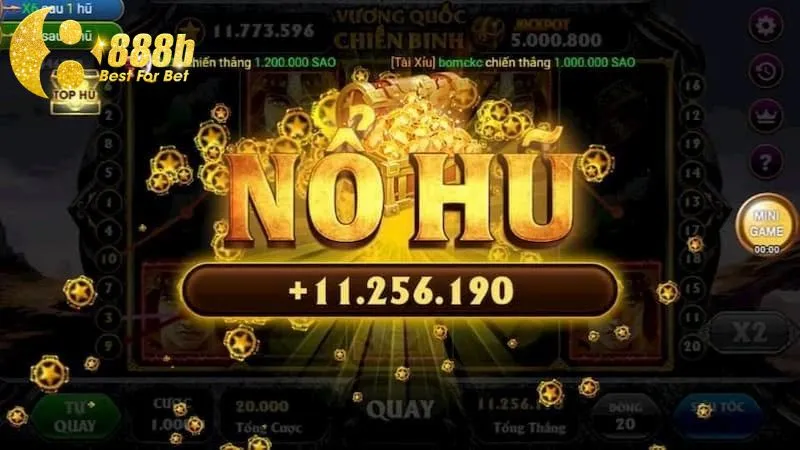 Game quay nổ hũ 888B có nhiều phần thưởng hấp dẫn